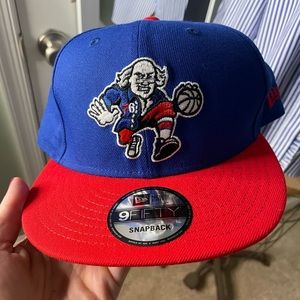 NWT New Era SnapBack Benjamin Franklin Hat 76’ers Philadelphia NBA